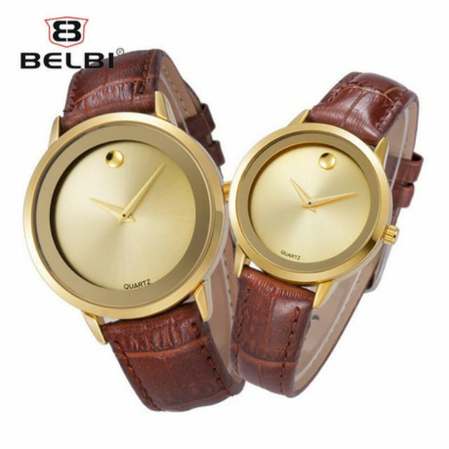 (Có Clip)Đồng Hồ Đôi BELBI 0377 Máy Nhật Chính Hãng (Giá 1 chiếc)