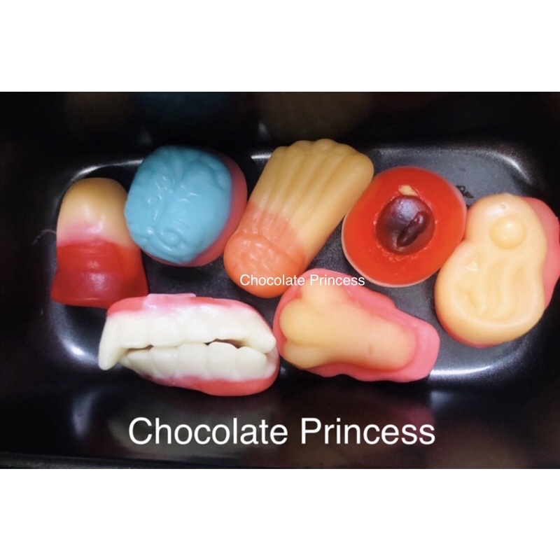 Combo 10 kẹo dẻo Body Part Halloween