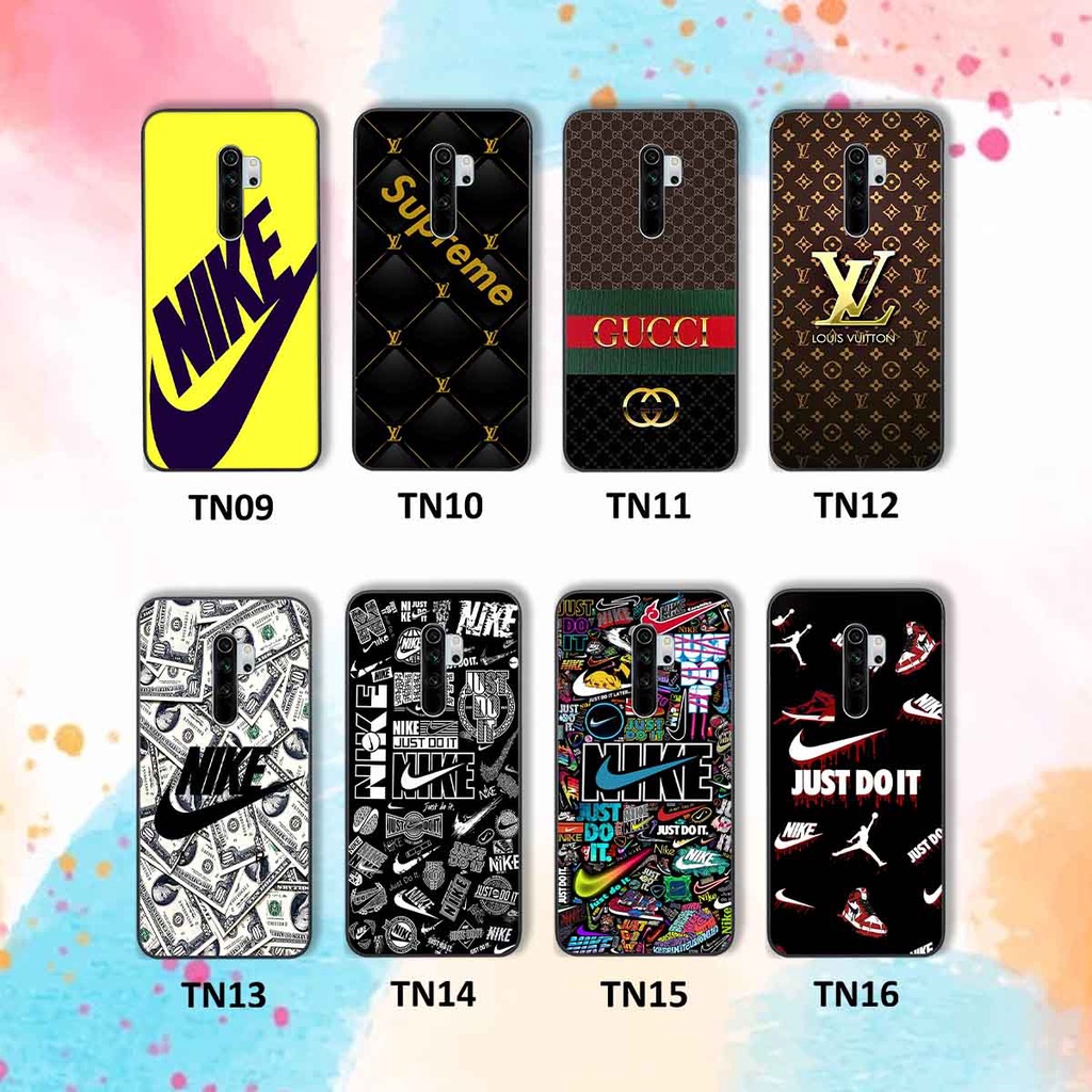 Ốp Xiaomi Redmi Note 8 / Note 8 Pro in hình thương hiệu L.V, N.I.K.E cá tính, đẳng cấp