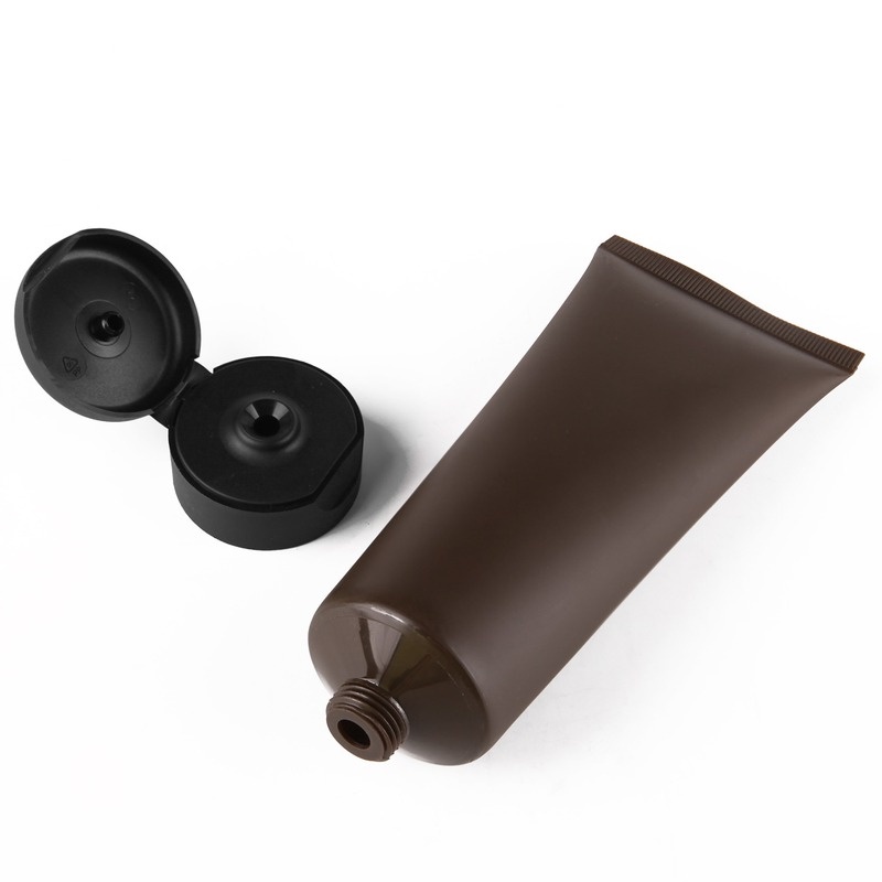 Chai Nhựa Rỗng Màu Nâu 100Ml Có Thể Đổ Đầy Dùng Đựng Mỹ Phẩm Khi Đi Du Lịch