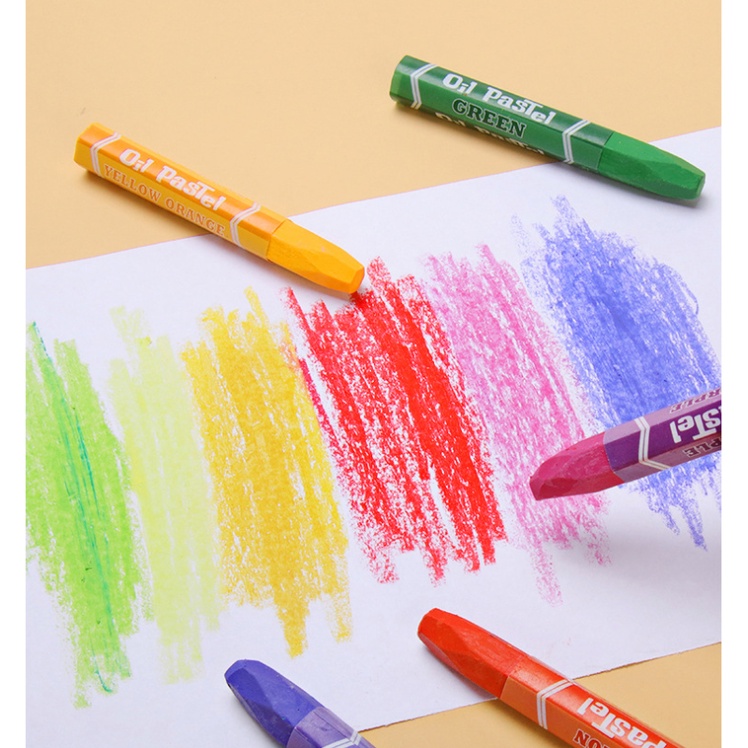 Bút Sáp Dầu COLOR OIL PASTEL Chuẩn Màu Không Độc Hại 12/18/24/36 Màu