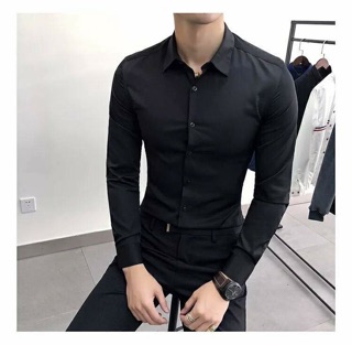 Áo sơ mi nam chất lụa mềm mịn cực hót 2018