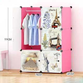 Tủ nhựa lắp ráp 6 ngăn