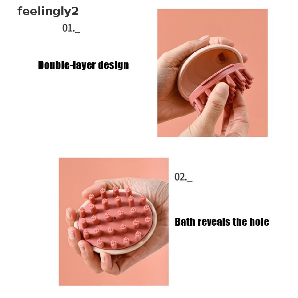 1 Lược Gội Đầu Mát Xa Da Đầu Cầm Tay Tiện Dụng