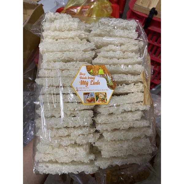 1kg cơm cháy chưa chiên gạo tẻ 36-38miếng