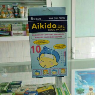 MIẾNG DÁN HẠ SỐT AIKIDO ( Hộp 6 Miếng)