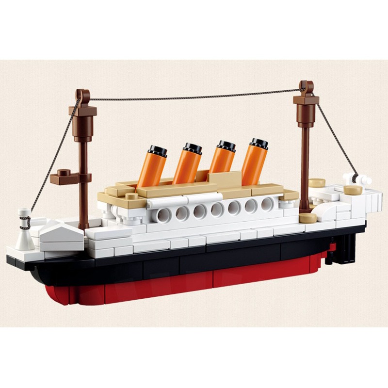 Đồ chơi khối lắp ráp Lego 194 miếng tạo hình con tàu Titanic kích thước lớn dành cho trẻ em lego minecraft