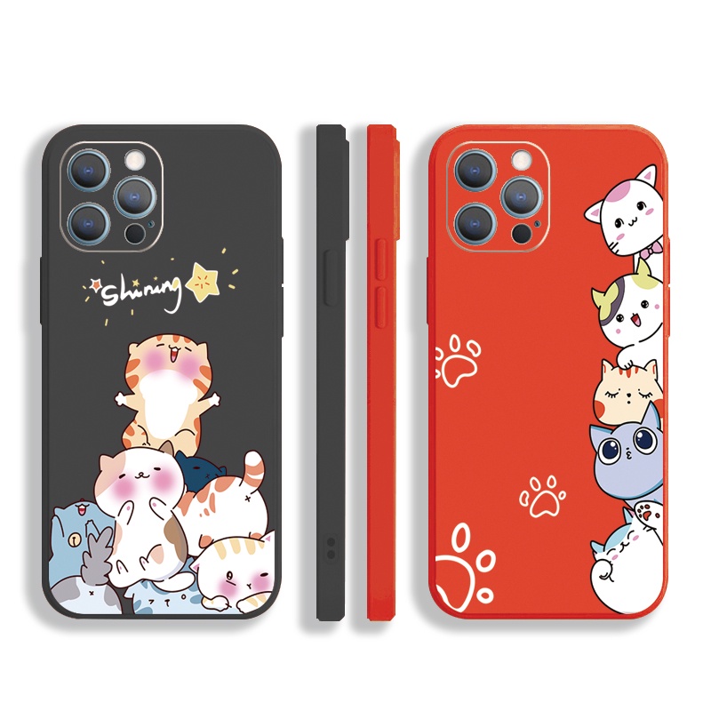 Ốp Điện Thoại Silicone Mềm Hình Mèo Cho Samsung Galaxy Note 20 Ultra Note 10 Plus A30 A50 A20 A50S