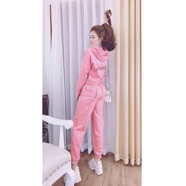 Set bộ thể thao adidas nữ dài tay chất umi hàn siêu đẹp