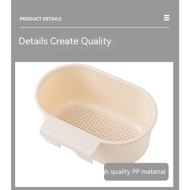 Rổ Treo Bồn Rửa Chén Thoát Nước Đa Năng Phong Cách Bắc Âu