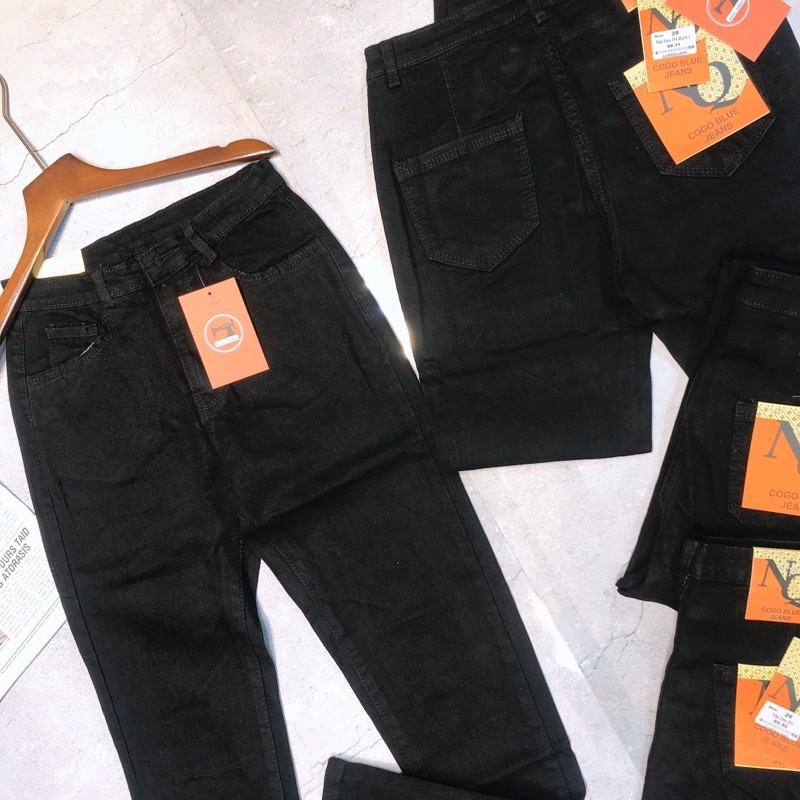 [BÁN SỈ] Quần Bò Nữ/Quần Jean Nữ Ôm Màu Đen Siêu Hách Dáng_Đi Học Đi Chơi Đều Năng Động | BigBuy360 - bigbuy360.vn