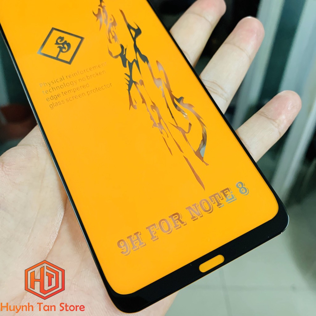 Kính cường lực Xiaomi Redmi Note 8 Full màn hình 6D cực mượt