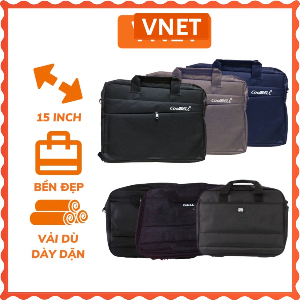 Túi đựng Laptop cặp Laptop Coolbell chất đẹp dày dặn bền đẹp 15 inch hàng mới 100% 15 inch VNET-CLT03