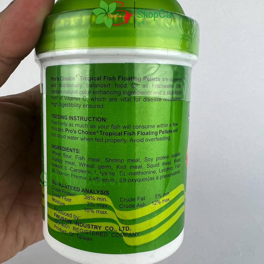 Thức ăn cá ông tiên, phượng hoàng, sặc gấm TROPICAL FISH Pro Choice - dạng Hạt Nổi, Cá dễ ăn, dễ hấp thu 75Gr