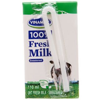 Sữa tươi vinamilk có đường 110ml