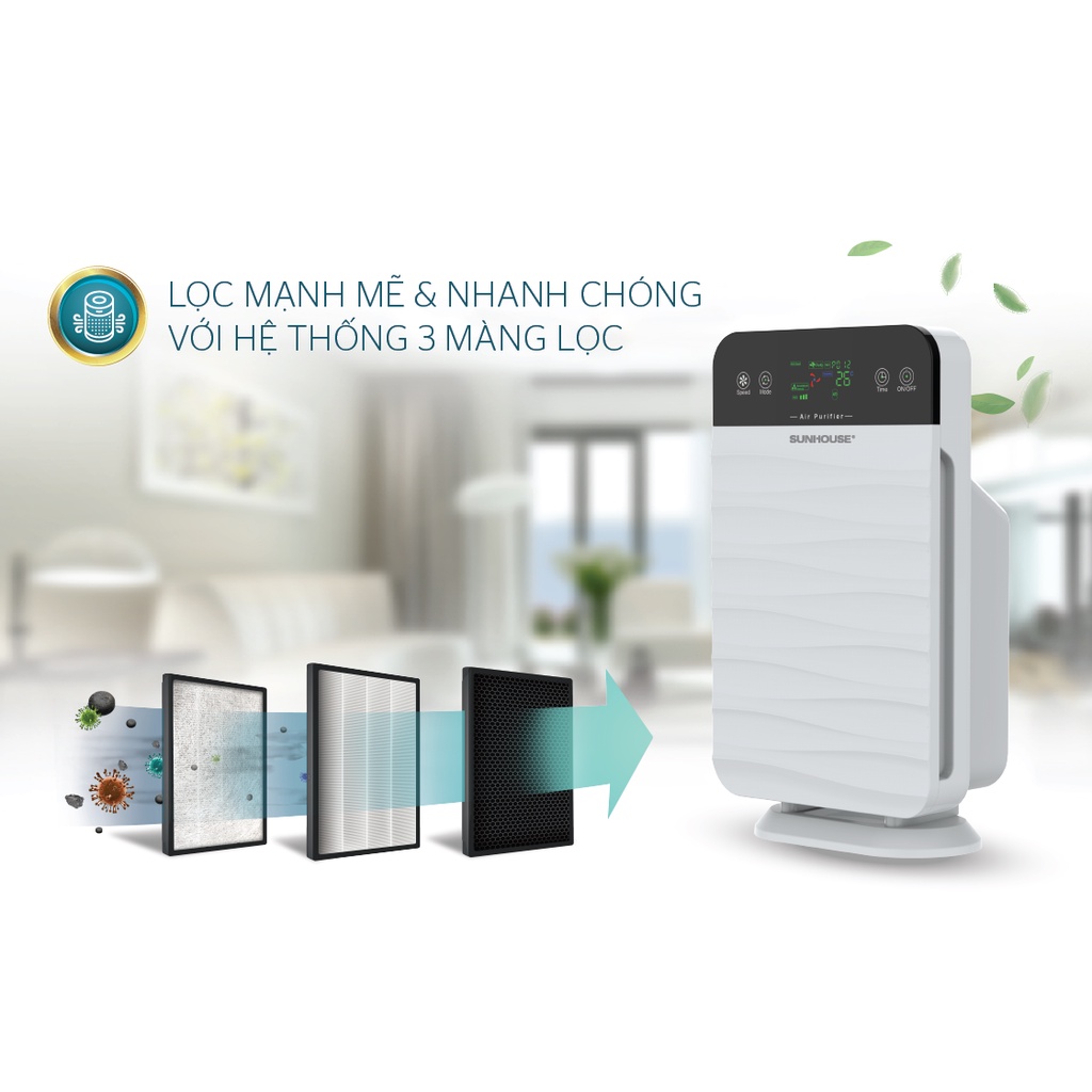 MÁY LỌC KHÔNG KHÍ SUNHOUSE SHD-15AP9715