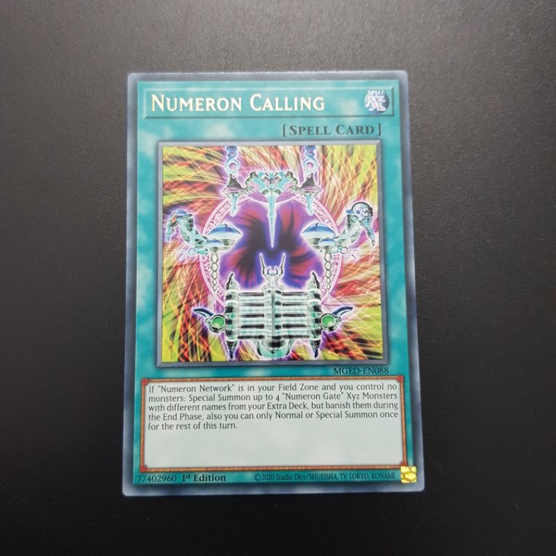 Lá bài Numeron Calling - MGED-EN088 - Rare 1st Edition
