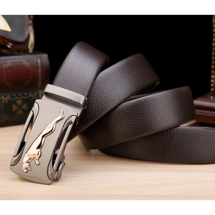 Thắt Lưng Dây Nịt Nam Da Bò 100% 2 Lớp Khóa Tự Động - Đồ Da Kingshop Đẹp