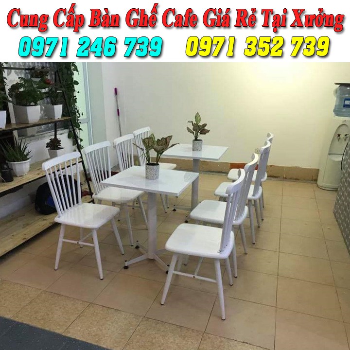 Ghế gỗ cafe song tiện giá rẻ tại xưởng