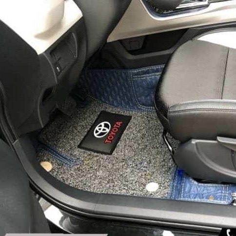 Thảm lót sàn ô tô 6D cho Toyota Veloz thảm da pu không mùi không thấm nước phủ kín 90% sàn xe