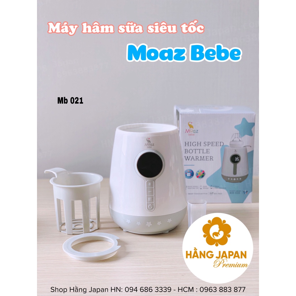 Máy hâm sữa siêu tốc Moaz bebe MB-021 Bảo hành chính hãng