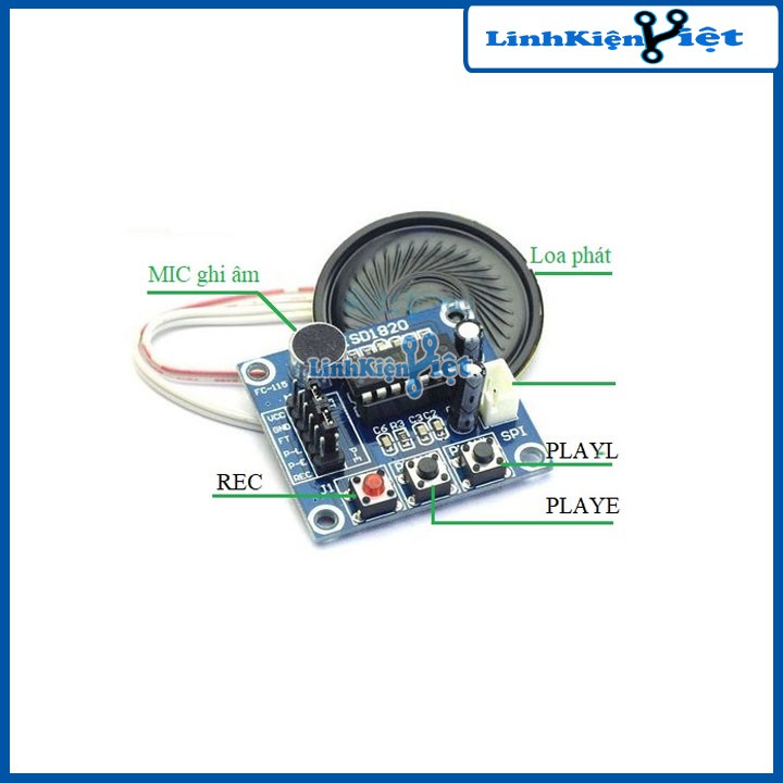 Module Ghi Âm ISD1820 V2
