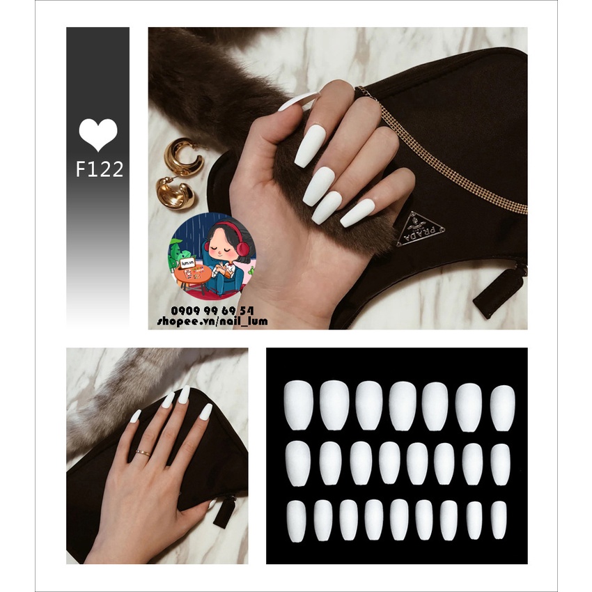 [ 820 - Trắng F122 9 ] SƠN MỊN ĐƠN SẮC - THANG DÀI [Tặng Miếng Dán Và Dụng Cụ] LẺ