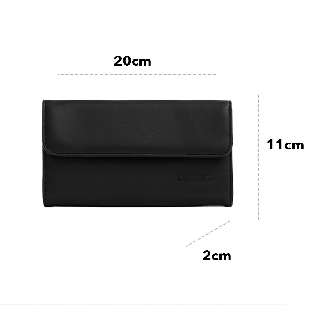 Ví Nam, Nữ Nắp Dài Da SAIGON SWAGGER® SGS Anthem Leather Long Flap Wallet