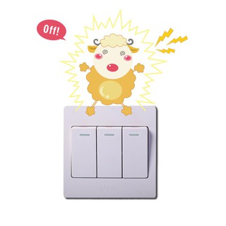 Decal Dán Tường Hình Động Vật Vui Nhộn