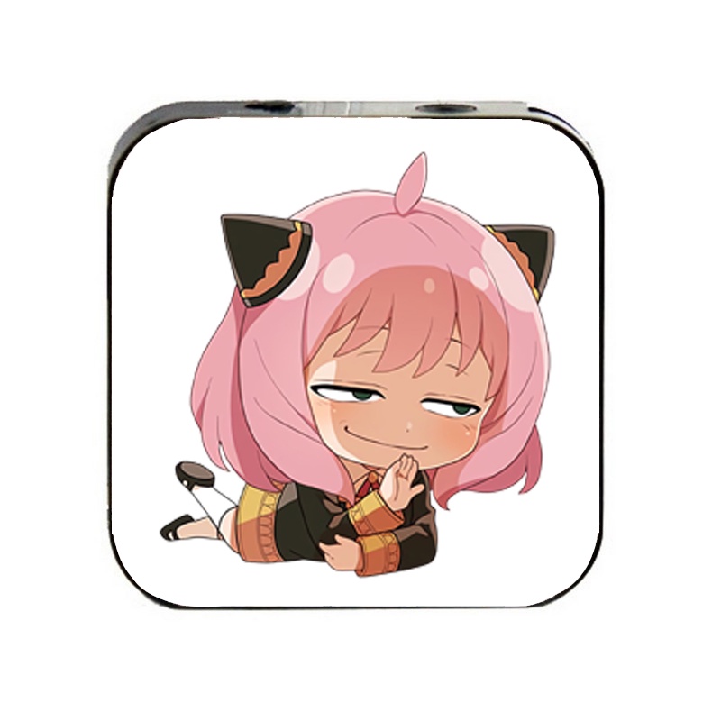 Máy nghe nhạc mp3 in hình  SPY x Family ver nằm anime chibi dễ thương xin xắn kèm tai nghe tiện lợi cá tính