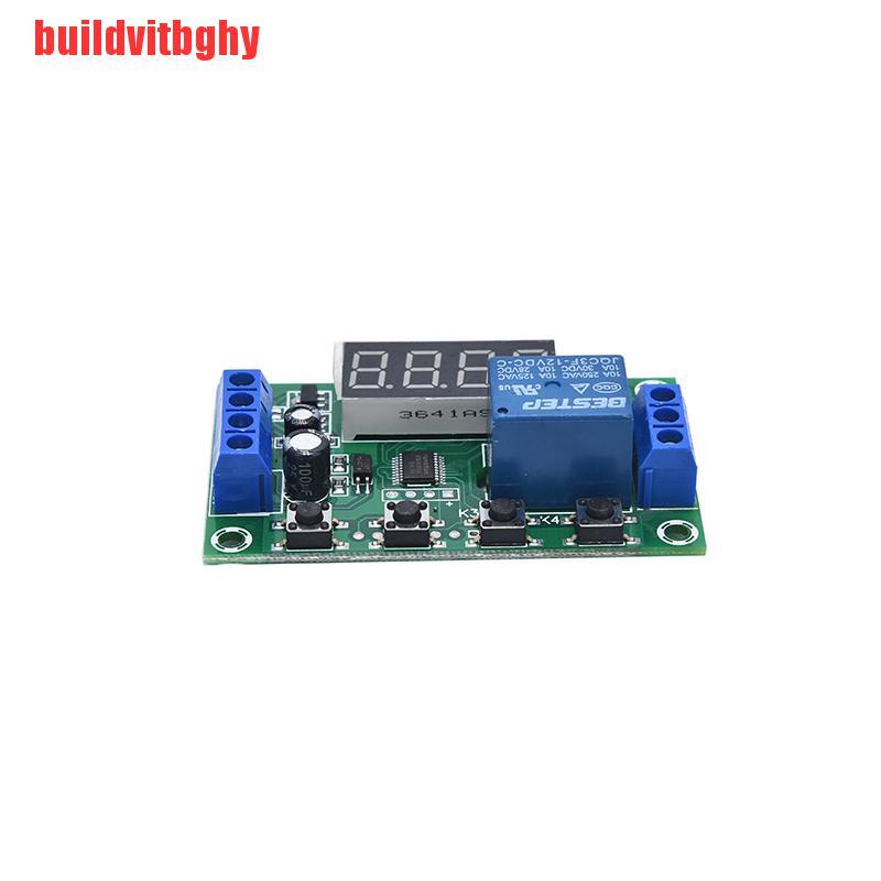 {buildvitbghy}DC 12V 5A YYC-2S Adjustable LED Delay Relay Module Timer Control Switch Board OSE