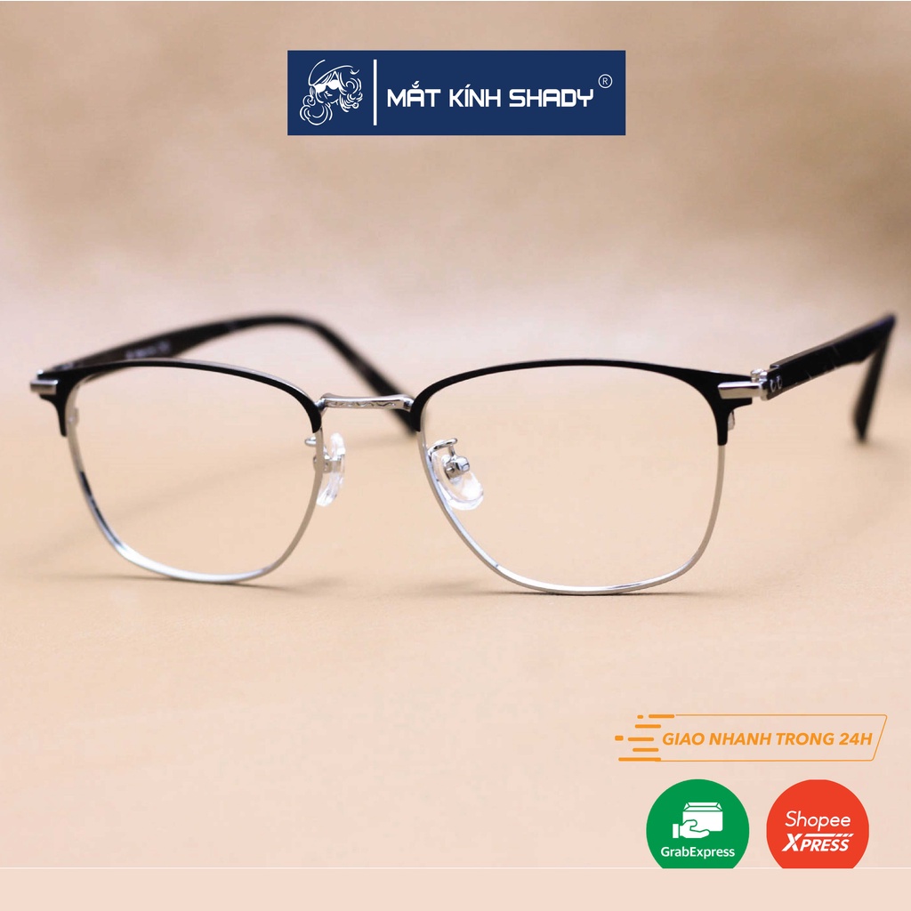 Gọng Kính Cận Hợp Kim Shady Unisex G2096 (Nhiều Màu)