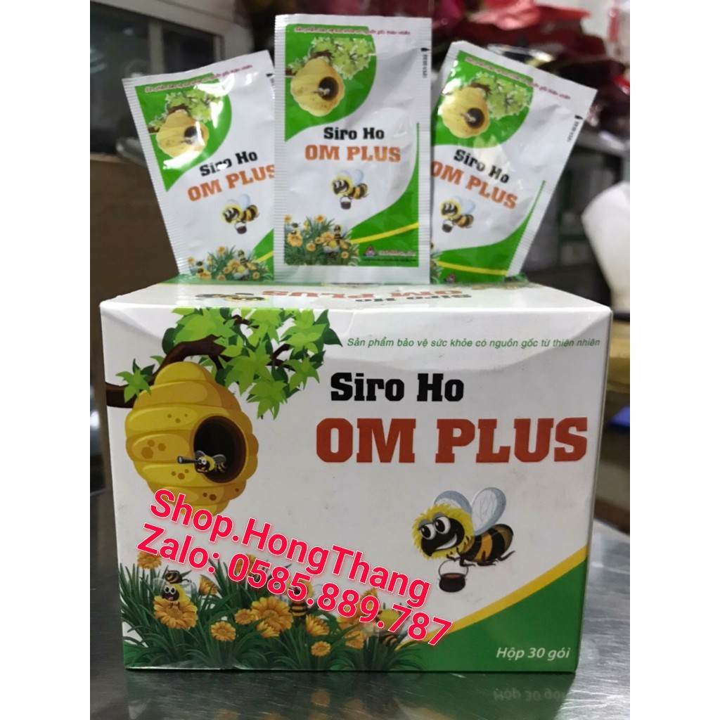 Siro ho om plus giảm ho, hết cảm, hết khò khòe