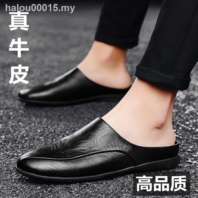 ̅☎Xăng đan Da Đế Mềm Chống Trượt Thời Trang Cho Nam