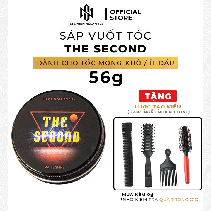 Sáp vuốt tóc The Second 56g Stephen Nolan 603 - Cho tóc mỏng thưa