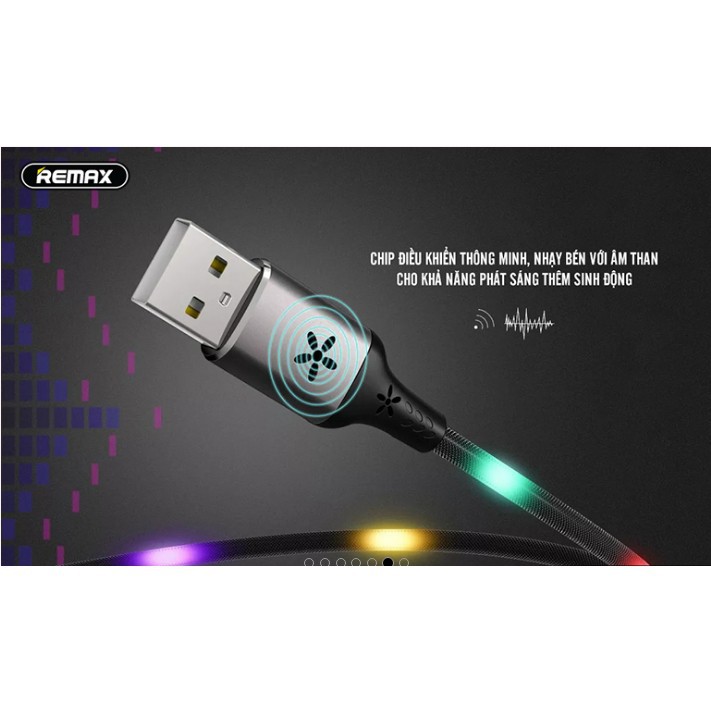 Cáp Lightning Phát Sáng RC-133i REMAX