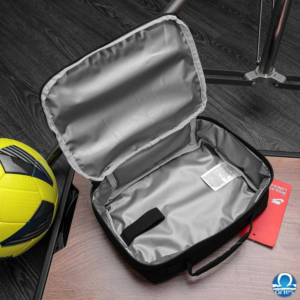 [Auth]Túi xách Ni.ke Clutch Swosh Bag chính hãng chất liệu bố mịn dày dặn,mặt trong lót cách nhiệt chống nước -Aries Sốp