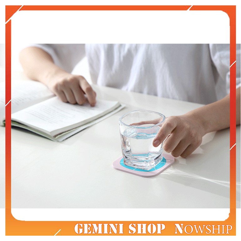 Miếng Lót Cốc Lót Nồi, Chén Cách Nhiệt Silicon Chống Thấm họa tiết đẹp xinh xắn MLC01