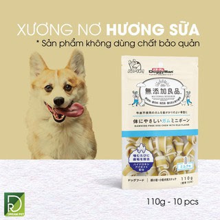 BÁNH THƯƠNG XƯƠNG NƠ HƯƠNG SỮA DOGGY MAN GIÀU DINH DƯỠNG -THƠM MIỆNG - BỔ SUNG CANXI CHO CHÓ