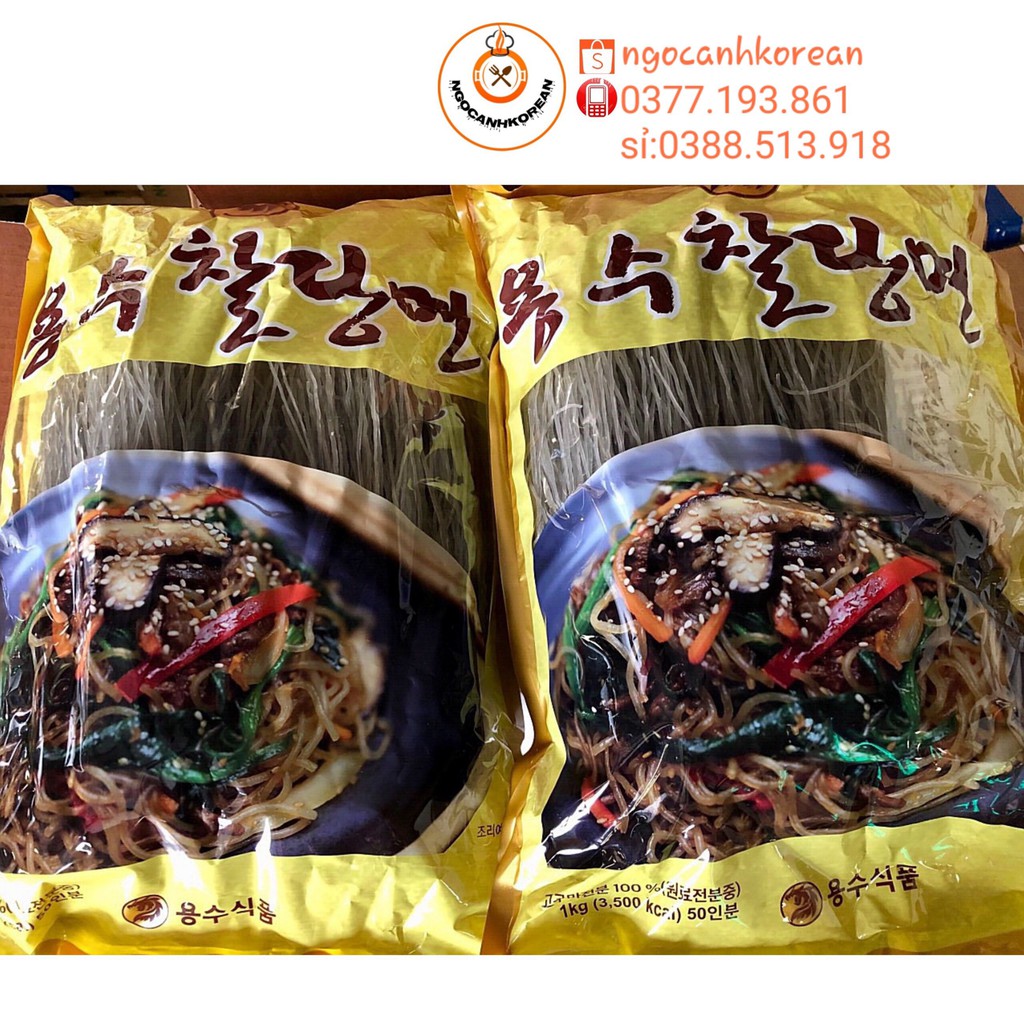 <HOT> 🔔Miến Hàn GOGI 1kg siêu dai ngon Sỉ Từ 55k