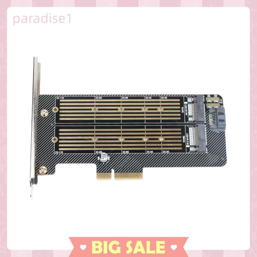Thẻ Mở Rộng PCIe Paradise1 Dual M.2 3.0 X4 to M.2 NGFF M Key + B