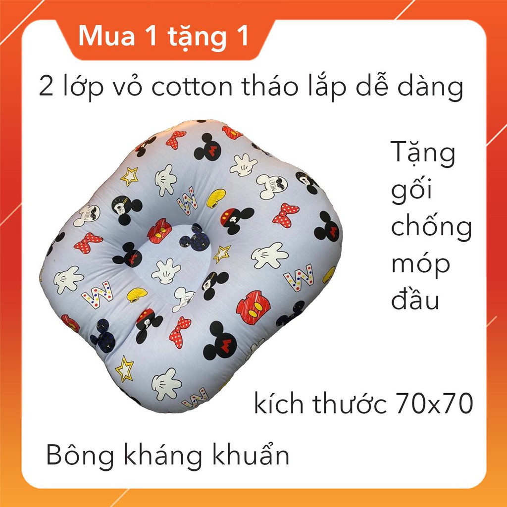 Gối Chống Trào Ngược ⚡️ Tặng Gối Chống Móp Đầu Cho Bé⚡️ Hàng Loại 1 Nặng 2kg1, Không Vì Lợi Nhuận Bán Hàng 1kg6