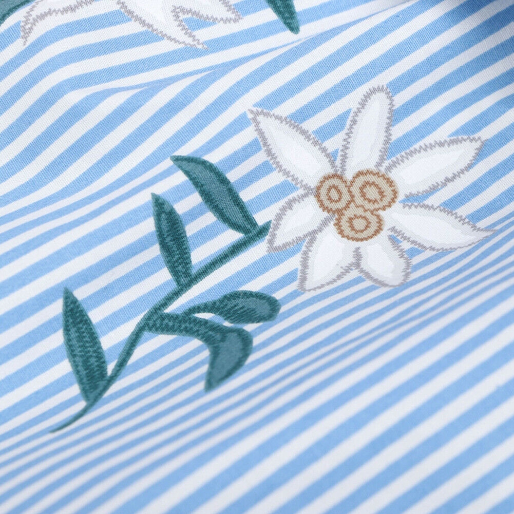 Áo liền quần trễ vai in hoa xinh xắn đáng yêu dành cho bé gái từ 1-5 tuổi