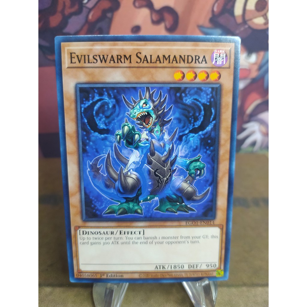 Thẻ Bài Yugioh | Evilswarm Salamandra - EGO1-EN014 - Common 1st Edition