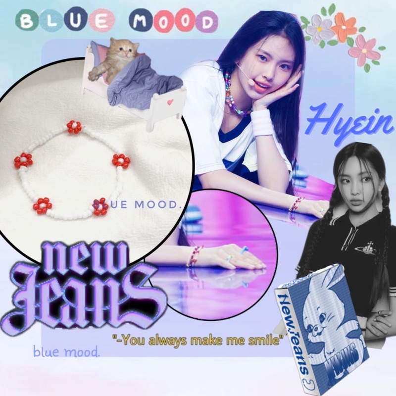 Vòng tay handmade hạt cườm Inspired Hyein New Jeans