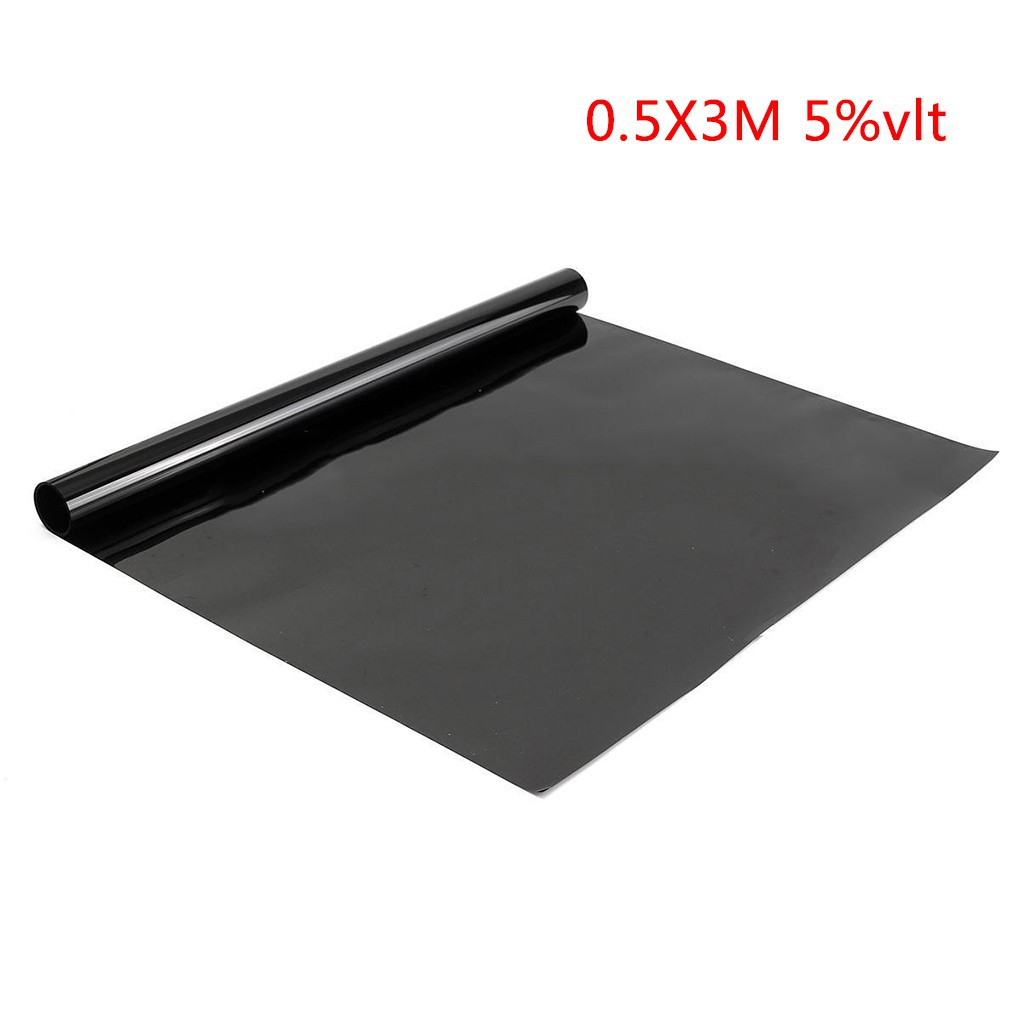 Phim Màu Cửa Sổ Kiếng Xe Hơi, Riêng Tư, Màu Đen 2 lớp 0.5 x 3m
