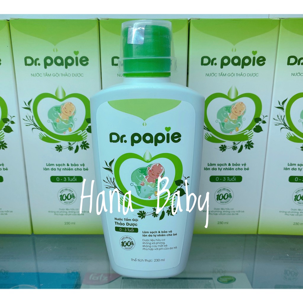 [Dr. papie] Sữa tắm gội thảo dược dr. papie 230ml