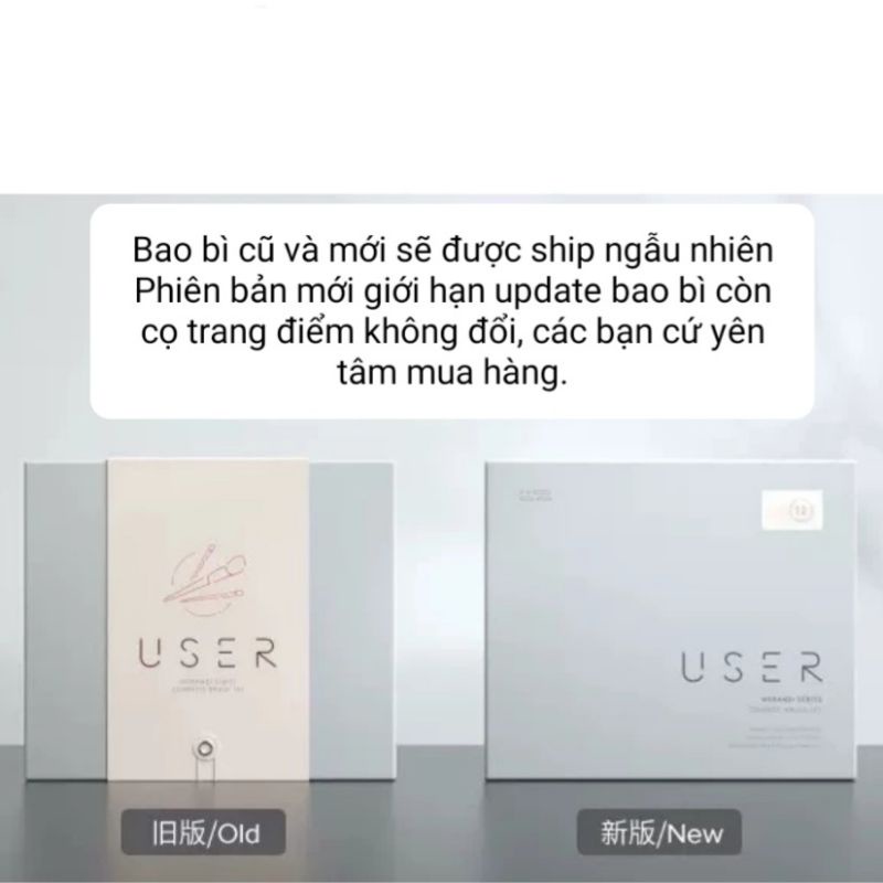 Bộ cọ trang điểm USER CHÍNH HÃNG