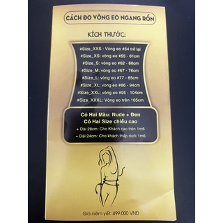 Đai Nịt Eo Chuẩn Form Không Gây Mệt