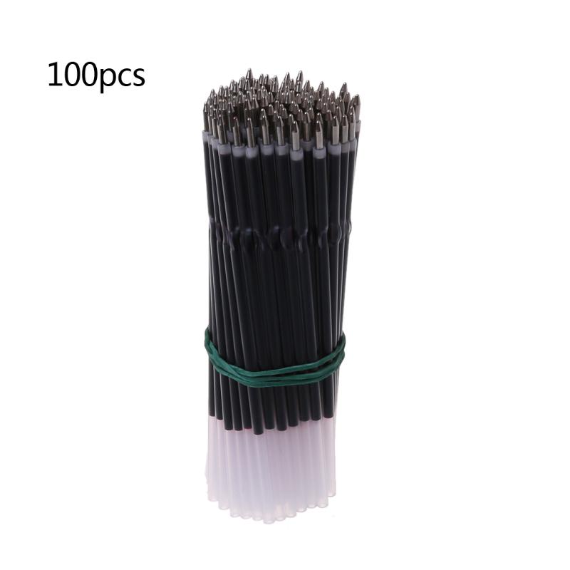 100 ruột bút bi 0.7mm thay thế mực đen / xanh đỏ